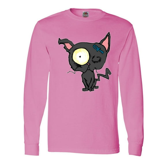 Inktastic Goth Animals Pets Black Cat Long Sleeve T-Shirt