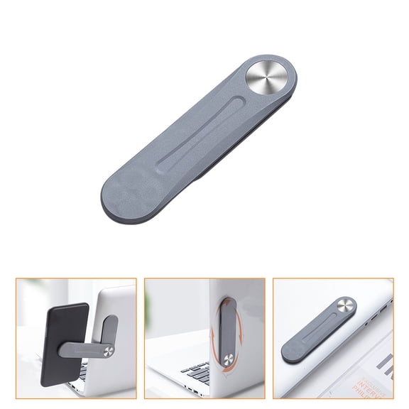 WRITWAA 1Pc Phone Holder for Laptop Fixed Clip on Flat Monitor for Work and Home Use