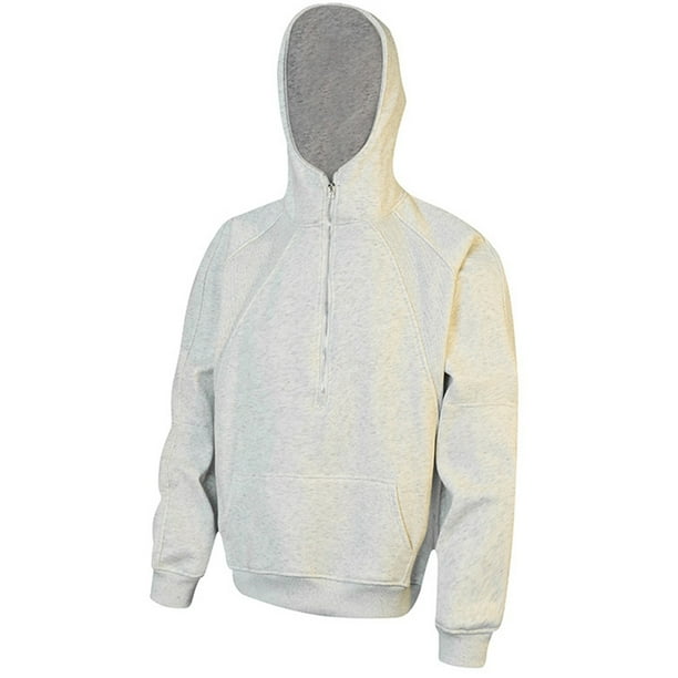 WILLBEST Sudadera con Media Cremallera para Actividades Al Aire Libre, Cómoda y Ligera, Ideal para Uso Diario y Deportes. XGrande