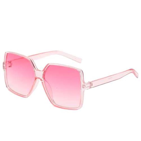 Oversized Sunglasses for Women Fashion Rectangle Ladies Shades, Pink