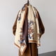 thumbnail image 2 of Manta de cachemira gruesa de alta calidad, bufanda para mujer, chal de pashmina cálido, chal de invierno, bufanda con estampado 2024, diseño de poncho, echarpe para mujer, 2 of 5