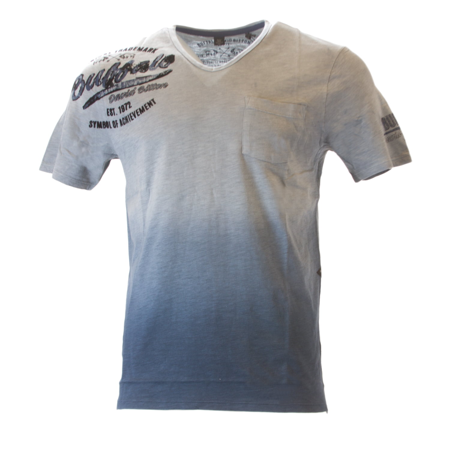 New Buffalo David Bitton Homme Coton Savino shirt Délavé Mirage fabricants Standard prix de détail $69.00 