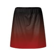 thumbnail image 3 of Valentines Day Deals 2025! Ladies Trousers Elasticated Gradient Color Shorts Straight Leg Pants Fake Two Piece Skirt Tight Pants High Waist Shorts Slim Fit Base Trousers Trendy Sport Skirt, 3 of 6
