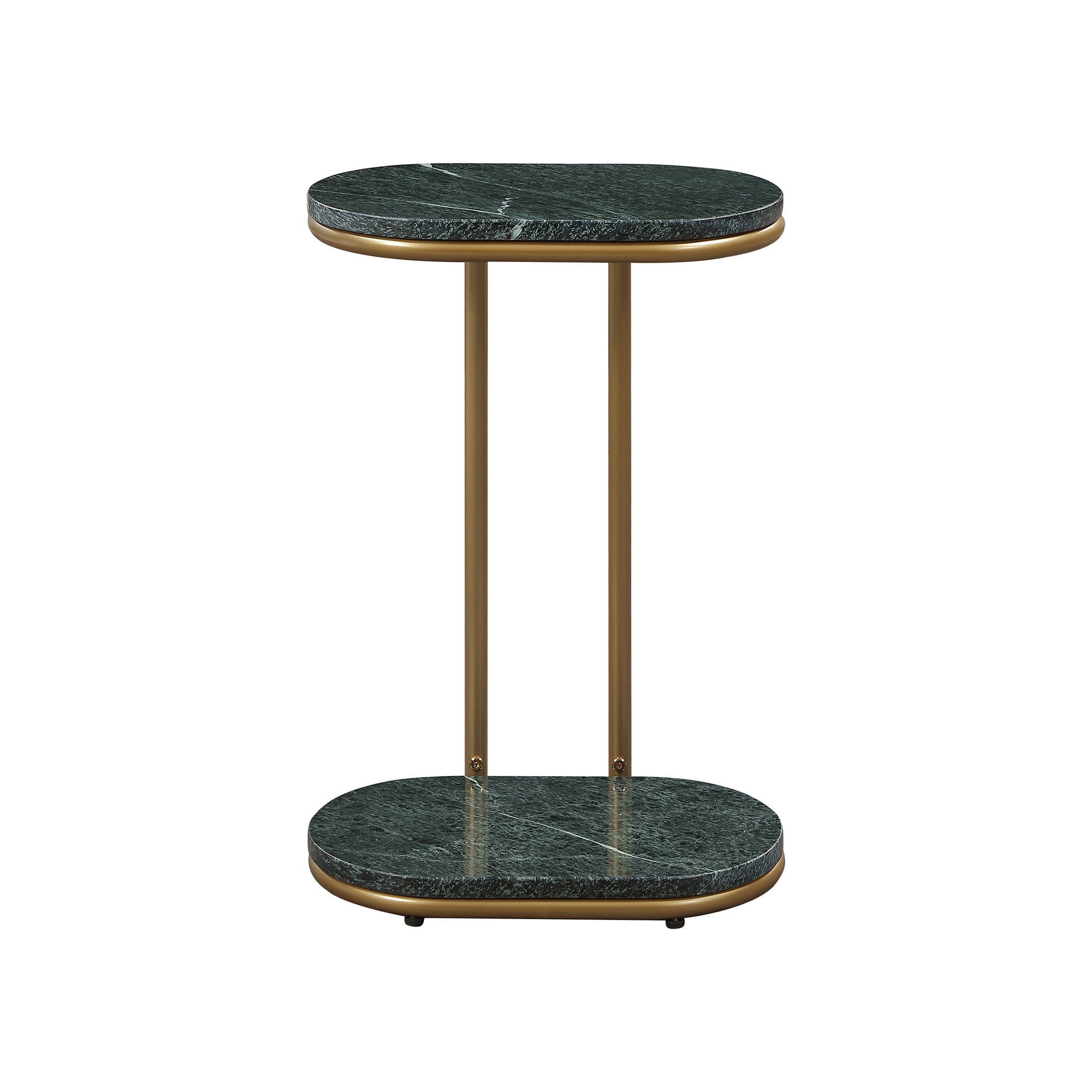 Beautiful Lane Drink Table by Drew Barrymore, Green and Gold
