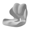 thumbnail image 1 of Cojín asiento y respaldo espuma viscoelástica transpirable y multifuncional con funda extraíble soporte ergonómico para la espalda, ideal para Gris claro, 1 of 10
