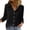 *Black, variant on Women's Classic Collar Button-Down Shirt,Casual Long Sleeve Work Blouses Army Green,Womens Plus XXL