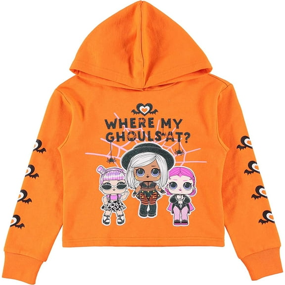 L.O.L. Surprise! Girls Halloween Hoodie- Diva & Kitty Queen Sizes 4-16