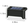 thumbnail image 3 of Xihbxyly Luces Solares para Terraza, Luz Cálida para Decoración Exterior, Panel Solar Eficiente, Resistencia Al Agua Ip55, Fácil Instalación, Perfectas para Jardín, Patio y Escalones, Paquete de 4, 7, 3 of 7