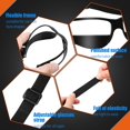 thumbnail image 4 of Pack de 9 gafas de regate para baloncesto Fiada, ajustables, negras, 4 of 7