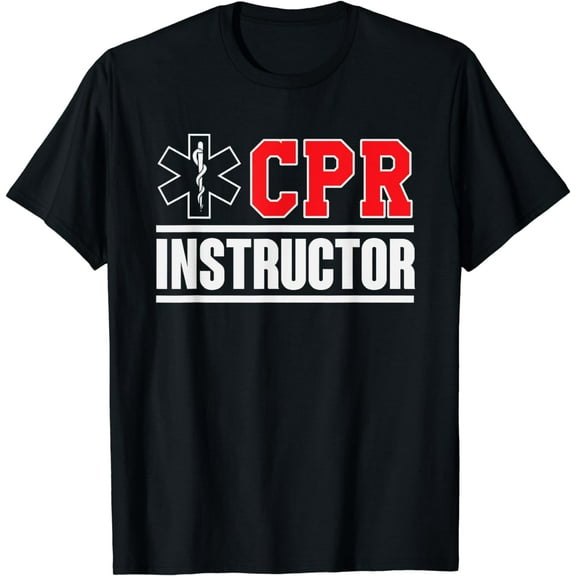 CPR Instructor design Training and Teaching EMS Ambulance T-Shirt