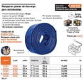 thumbnail image 1 of Manguera plana p/descarga de agua, PVC flexible, 2' x 50 m Truper Manguera plana p/descarga de agua, PVC flexible, 2' x 50 m, 1 of 1