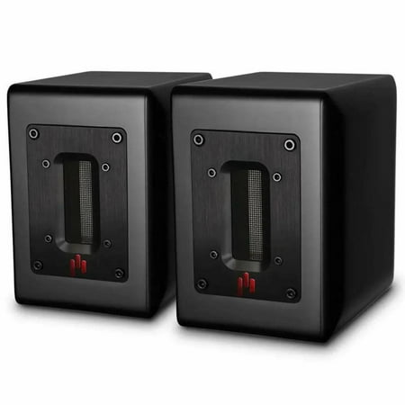 Aperion Audio RST MKII Aluminum-Ribbon Super Tweeter Pair for Home Theater Stereo Speaker HiFi Audiophile Ultra High-End Frequency Response up to 40kHz Pair (Stealth Black)