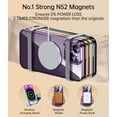 thumbnail image 4 of GHSDFBB Magnetic Metallic Glossy Clear for iPhone 14 Pro Case with Full Camera Cover Protection [No.1 Strong N52 Magnets] [Military Grade Drop Protection] for Women Girls Phone Case (6.1")-Purpl, 4 of 5