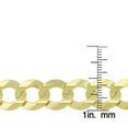 thumbnail image 3 of 14K Yellow Gold 12MM Solid Cuban Curb Link Chain Necklaces, 24-26 inch, Real 14K Gold, Next Level Jewelry, 3 of 4