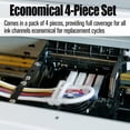 thumbnail image 3 of 4PCS Printer Ink Damper Fit for Epson R1390 L1800 P408 R1900 L1400 R2000 R2400 L1300 T50 L805 A3 Printhead DTF Printers Replacement Parts, Document Photo Cartridge Accessories, Dumper Supplies White, 3 of 6