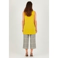 thumbnail image 3 of Jessica London Women's Plus Size Knit Tunic Tank Long Sleeveless Blouse, 3 of 6