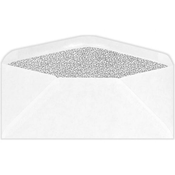 LUXPaper #9 Regular Envelopes, 3 7/8 x 8 7/8, White, 50/Pack