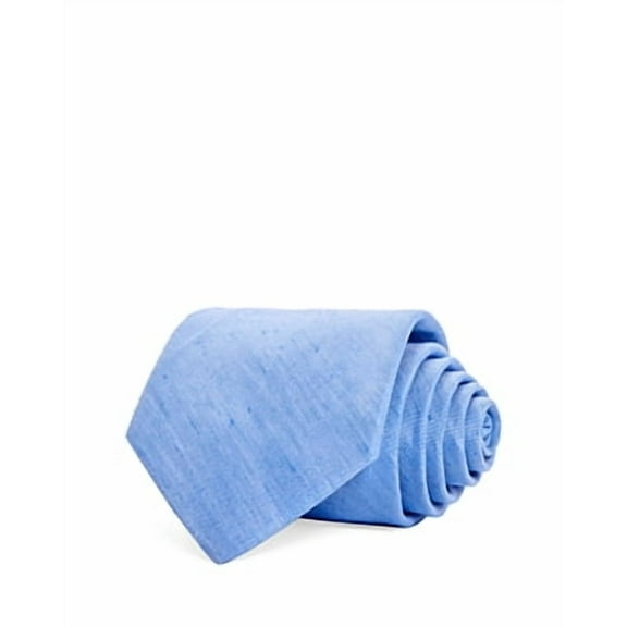 The Men's Store  Textured Solid Classic Tie Light Blue Necktie