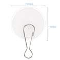 thumbnail image 2 of SOPOTUTU 50Sets Clear Self Adhesive Ceiling Hooks for Home Decor Strong Load Bearing PVC Steel, 2 of 8