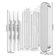 thumbnail image 3 of 14Pcs Stainless Steel Blackhead Remover Kit Comedone Extractor Tools for Acne, Pimple & Blemish Removal, 3 of 4