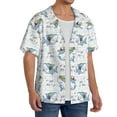 thumbnail image 2 of Sikiie Cute Shark Men's Wrinkle Free Untucked Cuban Shirt Business Casual Button Down Shirts Short Sleeve ShirtSmall, 2 of 5