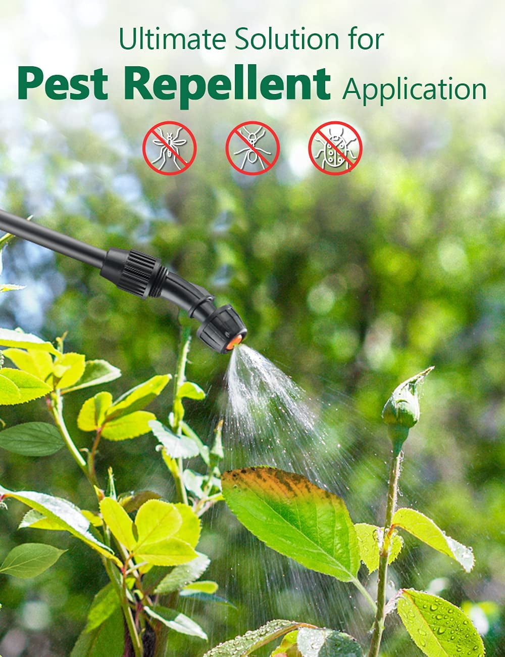 Buy KIMO 3Gallon Pump Sprayer, Cordless Electric Garden Sprayer, W/ 2