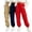 Coffee, variant on Klisyaur Girls Boys Straight Leg Sweatpants Drawstring Elastic High Waist Pants Casual Loose Pants with Pockets