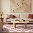 thumbnail image 5 of GENIMO 2'x7' Minimalist Runner Rug, Machine Washable Non Slip Low Pile Hallway Runner Rug for Kitchen Laundry Room, Blush Cream, 5 of 7