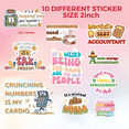 thumbnail image 2 of 10 Pcs Sticker Sheet CPA Gift, Accountant Gift, CPA Sticker, Accountant Sticker, Funny CPA Gift Idea Waterproof Sticker for Accountant, 2 of 10