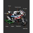 thumbnail image 2 of Motorcycle 1000 RR Model Building Blocks Set, 912 Pieces Bricks, MOC Toys, 2 of 7
