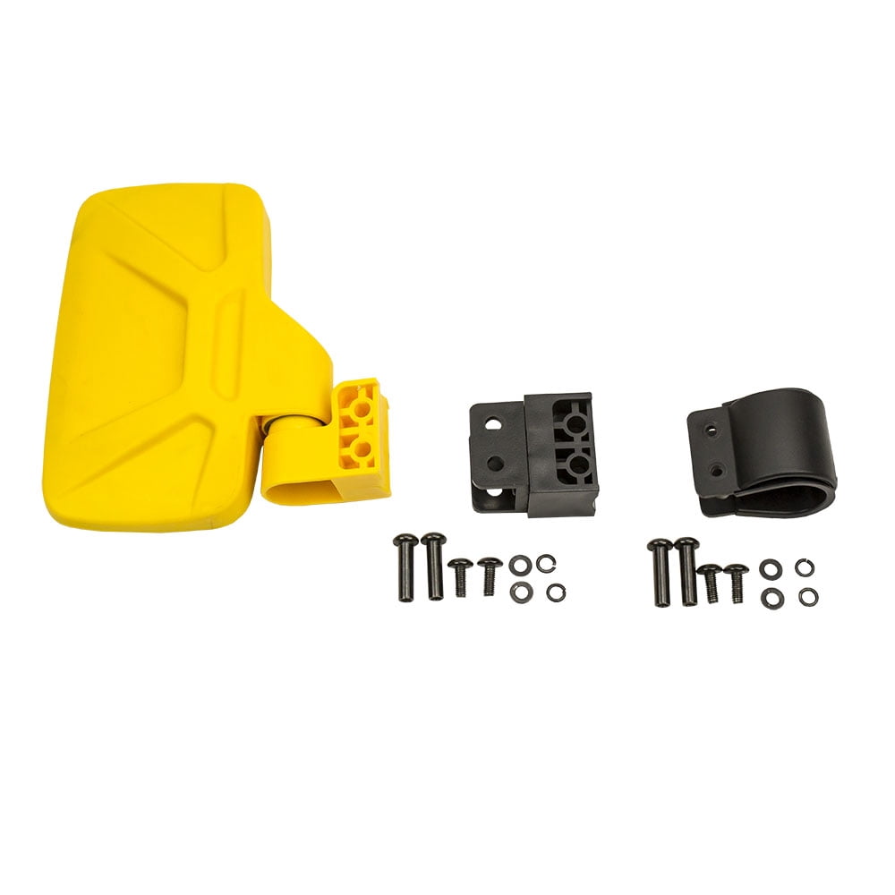 Niche Yellow Break-Away Side View Mirror Set with Pro-Fit Roll Cage Bar UTV MK1002935