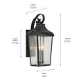 thumbnail image 7 of Kichler Lighting - Forestdale - 2 Light Outdoor Wall Mount In Traditional, 7 of 7