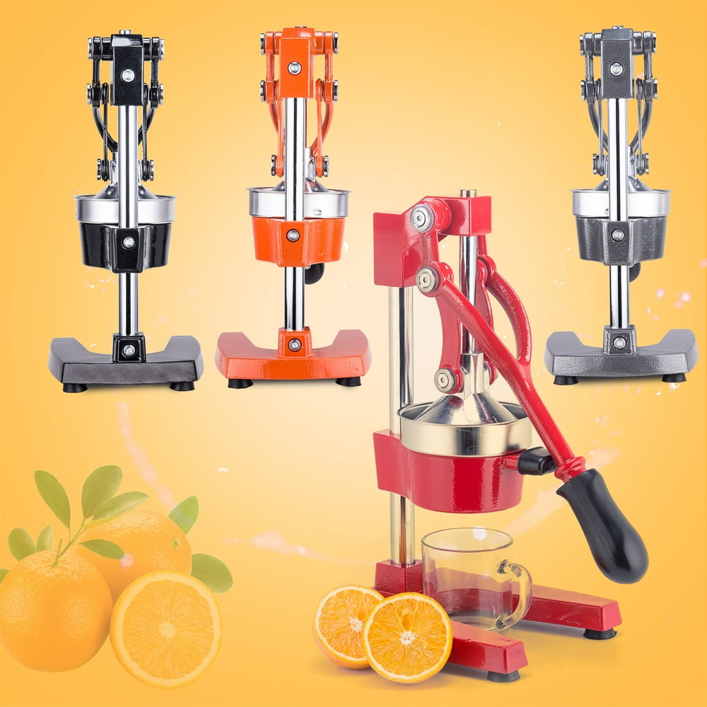 Cast Iron Construction Commercial Manual Fruit Juicer for Restaurant & Home Use Multicolor