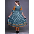 thumbnail image 4 of Bimba Classic Printed Indian Kurtis Tunic Long Anarkali Dress For Women, 4 of 5