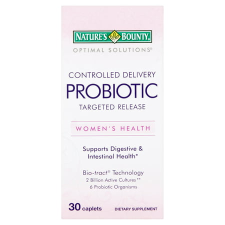 Nature's Bounty Optimal Solutions contrôlée Livraison Probiotic supplément alimentaire Caplets, 30 count