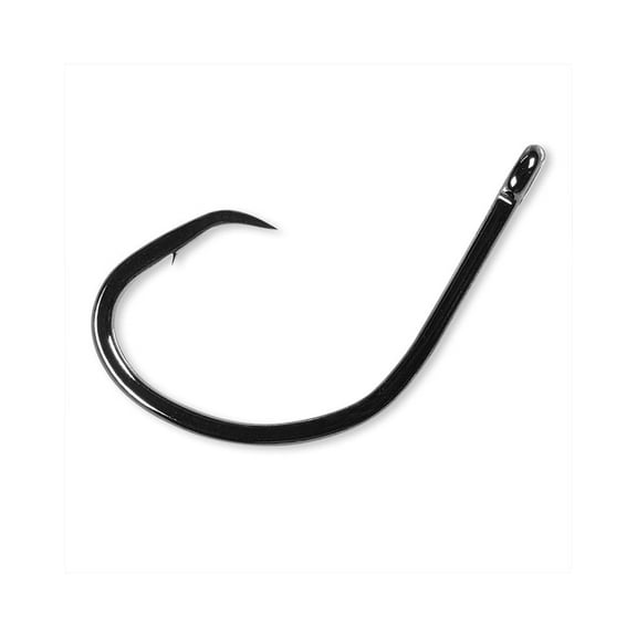 Gamakatsu Nautilus Circle Hook, NS Black, Size 6/0, 5-Pack, for Saltwater Fishing