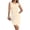 Beige, variant on Cocktail Dresses for Women Wedding Guest Summer Spring Short Formal Ruched Bodycon Mini Cowl Neck Dress