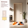 thumbnail image 3 of ODIKA 4'x6' Machine Washable Non-Slip Area Rug, Dynamic Waveform with Curved Stripes and Gradient Color Transitions High Traffic Rug, Orange, 148830, 3 of 7