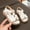 White, variant on Dpytoraw Kids Girls Sandals Open Toe Ankle Strap Dress Shoes Wedding Party For Toddler Kids Bowknot Princess Shoes Girls Sandals For Beach Size 10.5