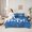 Dodger Blue, variant on Manfei Western Holiday Teens Twin Bedding Sets 7-Piece, Tribal Menorah Dreidel Bedding Comforter Set, Hanukkah Theme Reversible Sheet Sets, Breathable Home Decor