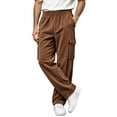thumbnail image 2 of StSilkitty Baggy Pants for Men Elastic Waist Fishing Hiking Pants with Pockets Athletic Running Sweat Pants, 2 of 7