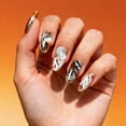 thumbnail image 4 of 4pcs Marble Texture Nail Stamping Plate Wave Stripe Nail Art Stamper French Line Nails Art Plates Stone Cracked Nails Design Stamp DIY, 4 of 7