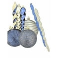 thumbnail image 2 of Holiday Time 70 Count Ornament Tower in Blue, Silver & White, 2 of 5