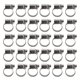 thumbnail image 1 of 30Pcs Hose Clamps German Style Adjustable 304 Stainless Steel Fuel Line Clamp Pipe Tube Clips11-20, 1 of 4