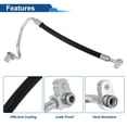 thumbnail image 4 of Manguera de Refrigerante de A/C para Toyota Camry 2012-2017 Línea de Manguera de Presión de Aire Acondicionado No. 887110D390 Caucho Hierro, 4 of 6
