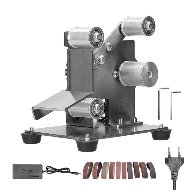 Multifunctional Grinder Mini Electric Belt Sander DIY Polishing Grinding Machine Cutter Edges Sharpener ,Wide Use