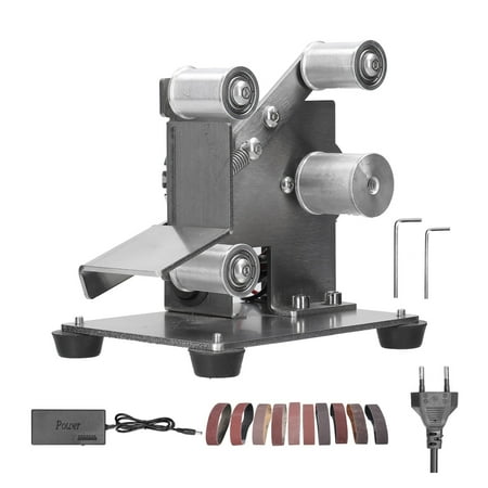 

Mini Electric Belt Sander Mini Electric DIY Polishing Grinding Machine Cutter Edges Sharpener Wood Metal Working Power Tool Low Vibration