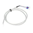 thumbnail image 3 of Sensor de termopar, Termopar 1 metro PTFE P Termopar Sonda de termopar de acero inoxidable Durabilidad extendida, 3 of 8