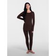 thumbnail image 2 of ClimateRight by Cuddl Duds Women’s Mild Essential Base Layer Livaeco Jersey Long Sleeve Crewneck Thermal Top, Sizes XS-4X, 2 of 5
