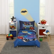 Warner Brothers Batwheels 3-Piece Toddler Bed Set, Blue, Red, Toddler Boy